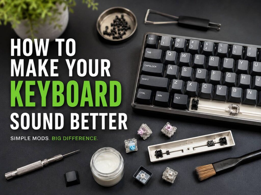 How to Make a Keyboard Sound Better: Easy Fixes for Rattle, Ping, and Hollow Noise