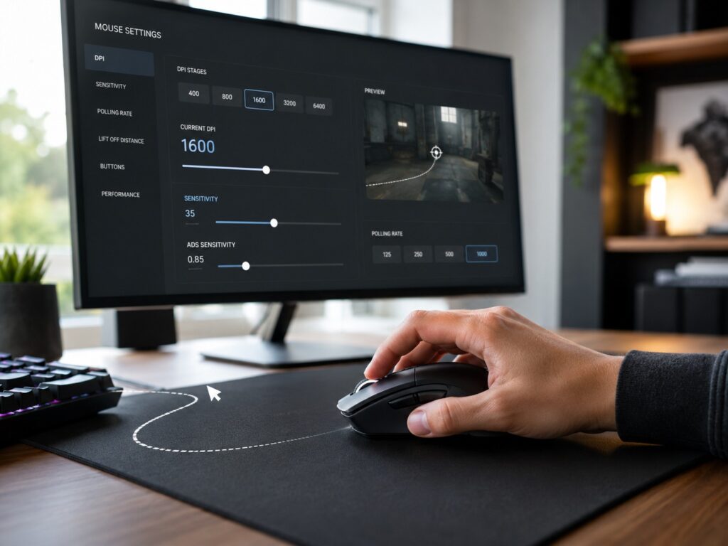 How to Set DPI and Sensitivity the Right Way for Better Aim, Control, and Comfort