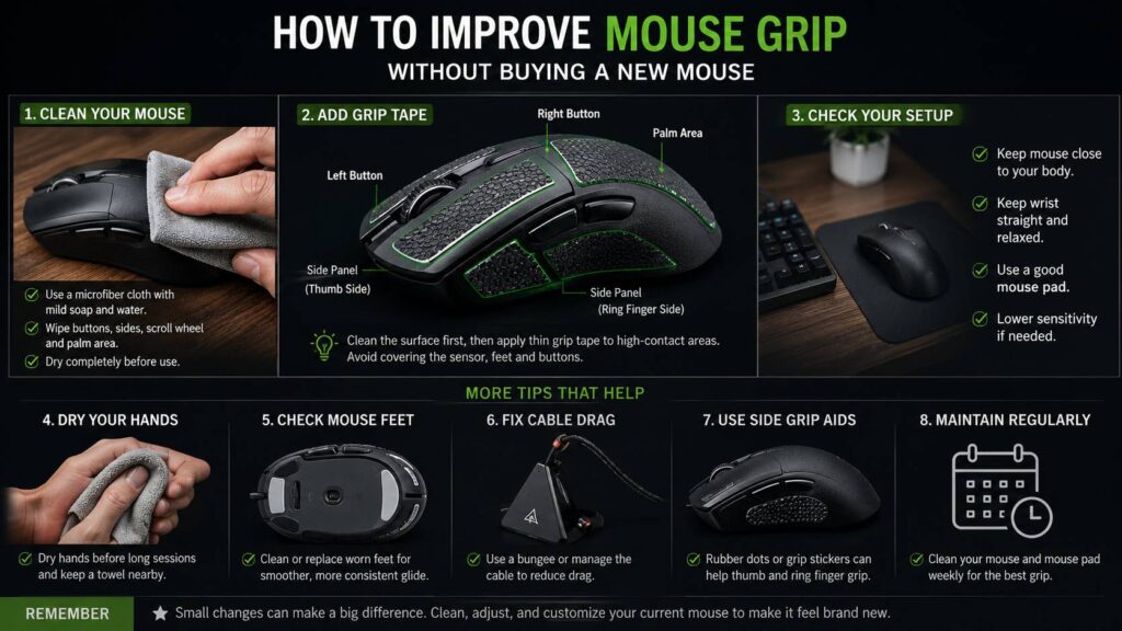 improve mouse grip diagram