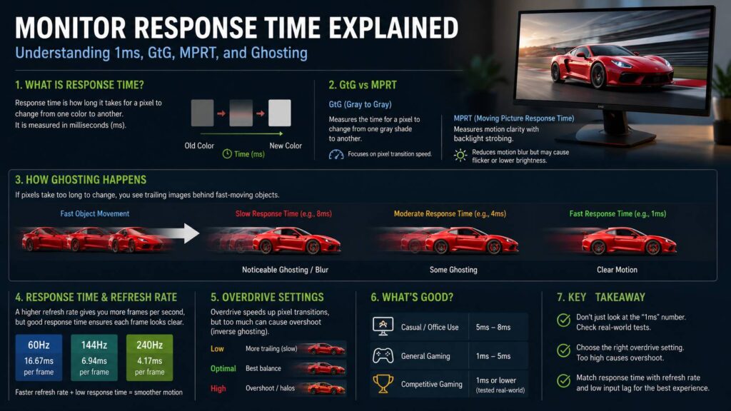 monitor response time diagran