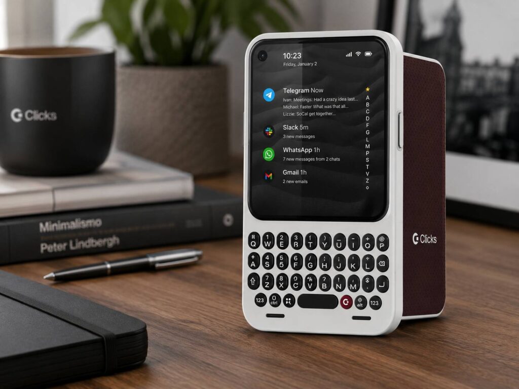 Clicks Communicator Brings Back the BlackBerry Keyboard for Modern Smartphone Users
