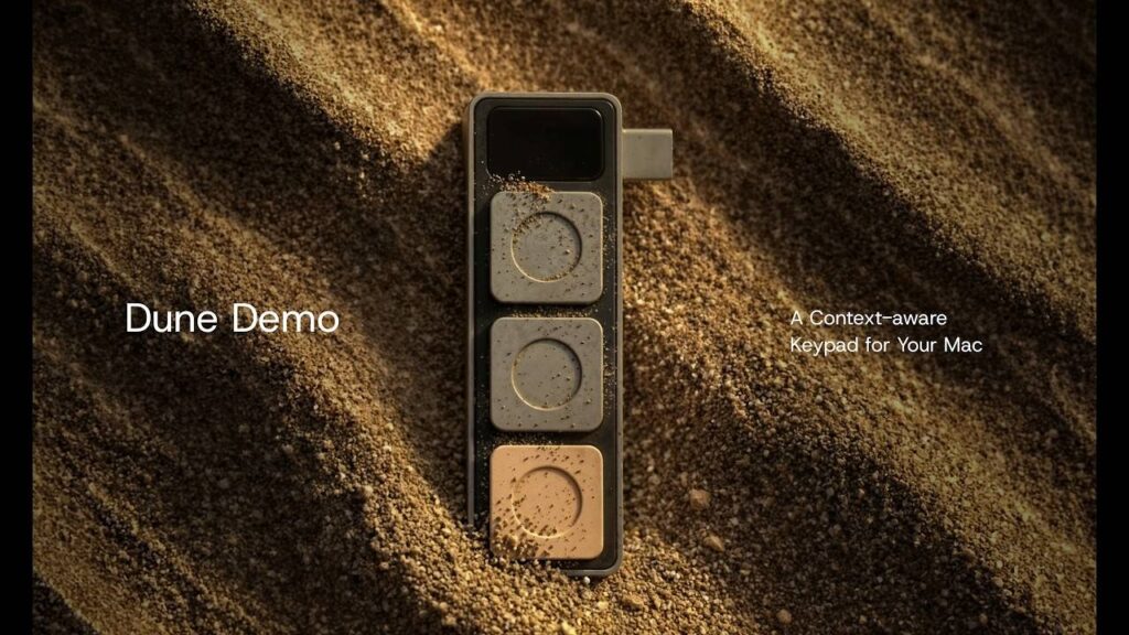 Dune keypad