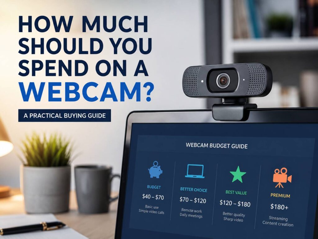 How Much Should You Spend on a Webcam in 2026? A Practical Guide for Work, Calls, and Streaming