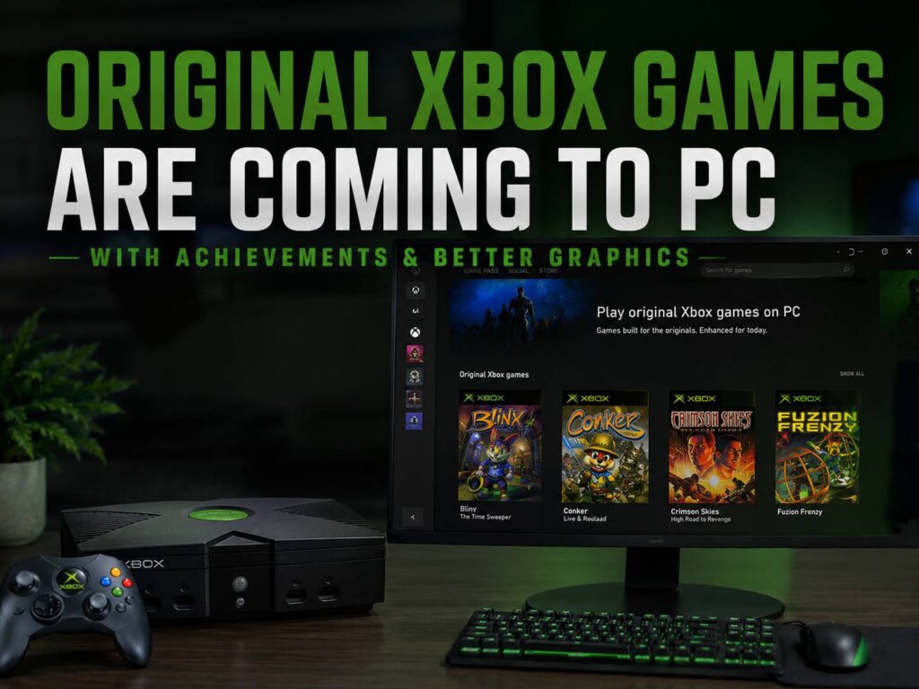 Original Xbox Games Are Coming to PC With Achievements and Better Graphics