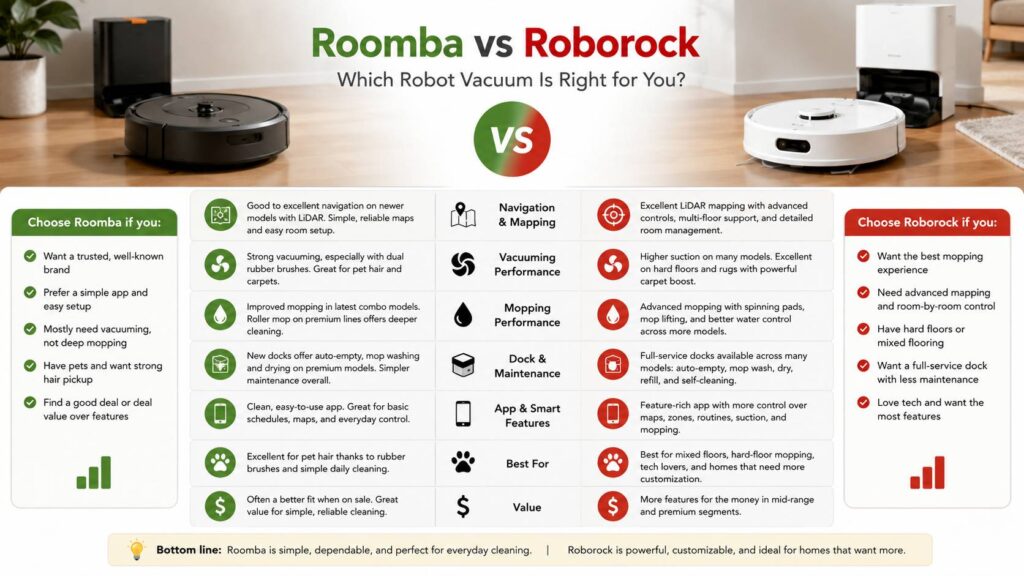 Roomba vs Roborock diagram
