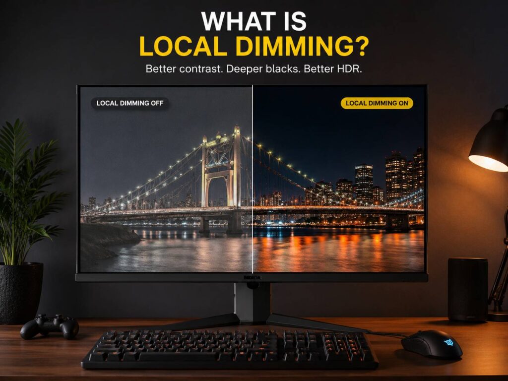 Local Dimming on Monitors Explained: What It Does, Why HDR Needs It, and What to Check Before Buying