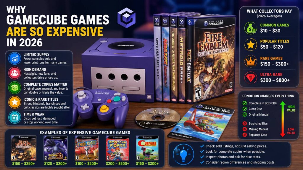 Why GameCube games are so expensive diagram