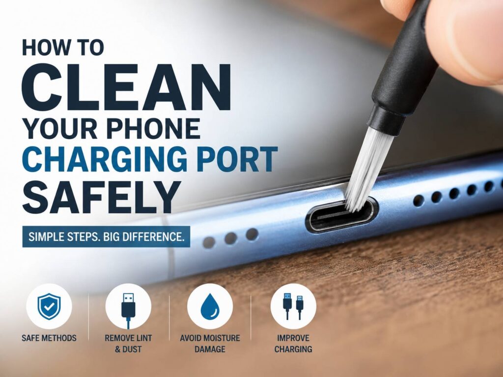 How to Clean a Phone Charging Port Safely and Fix Common Charging Problems