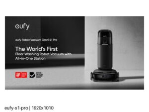 eufy Robot Vacuum Omni S1 Pro