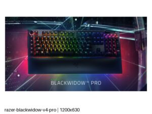 Razer BlackWidow V4 Pro