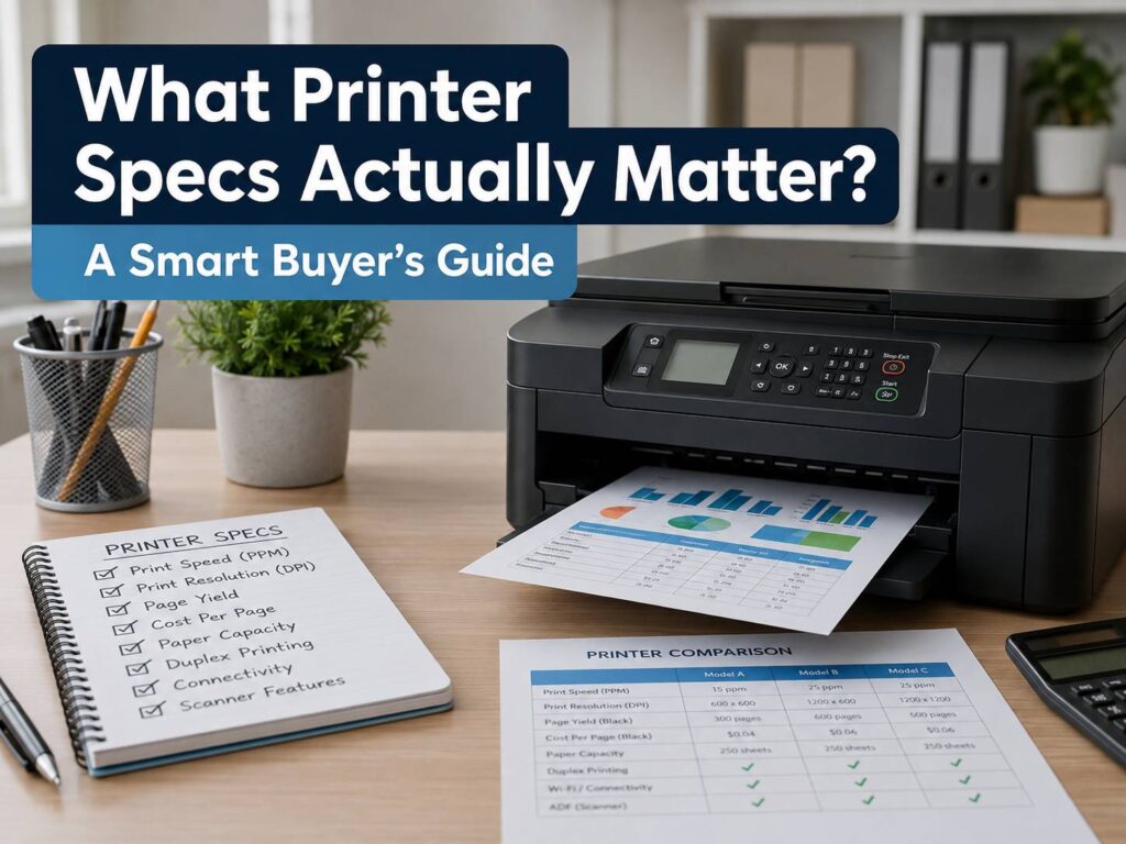 What Printer Specs Actually Matter? The Smart Buyer’s Guide Before You Waste Money