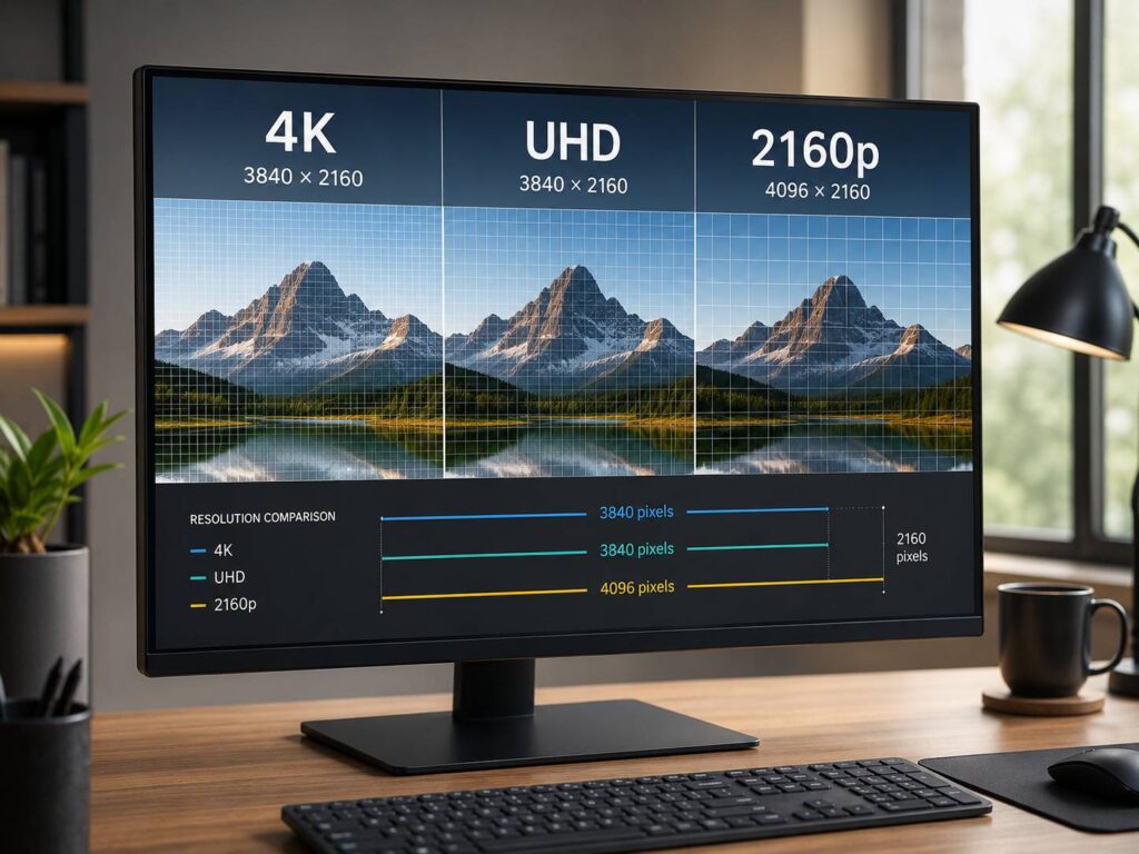 4K vs UHD vs 2160p on Monitors: What’s Actually the Difference?