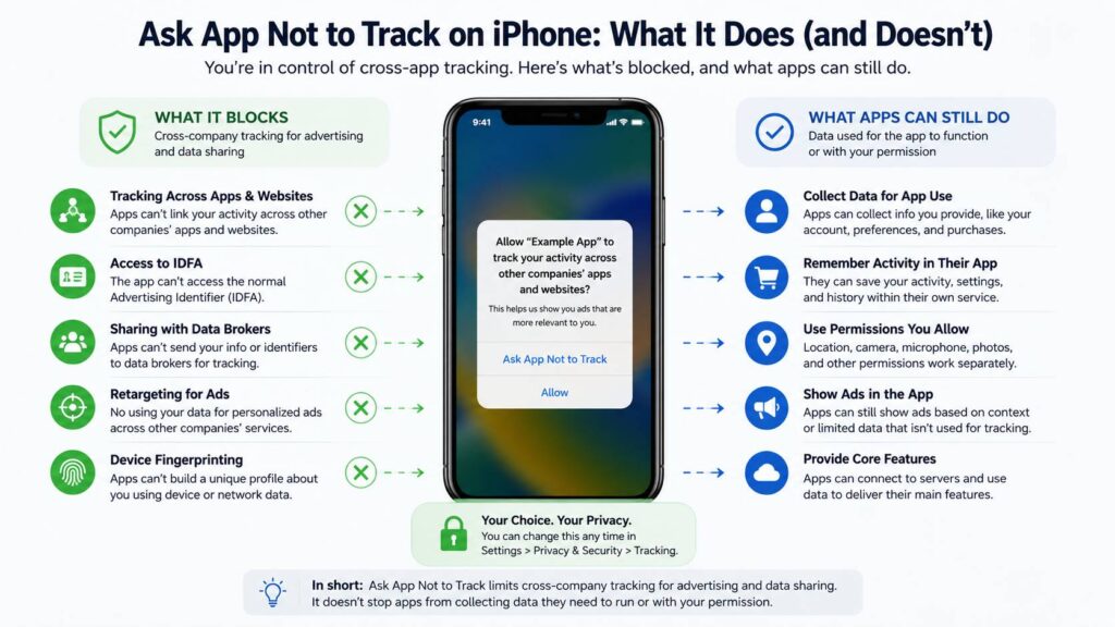 Ask App Not to Track iPhone diagram