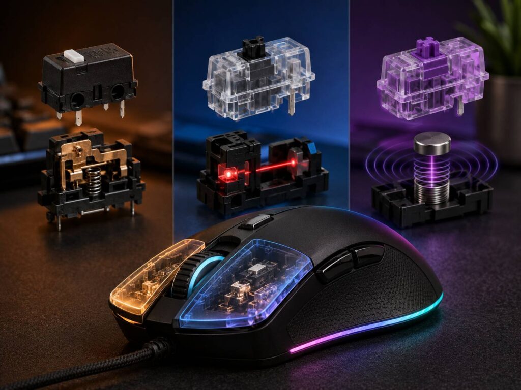 Mechanical vs Optical vs Magnetic Mouse Switches: Which Type Is Actually Better?