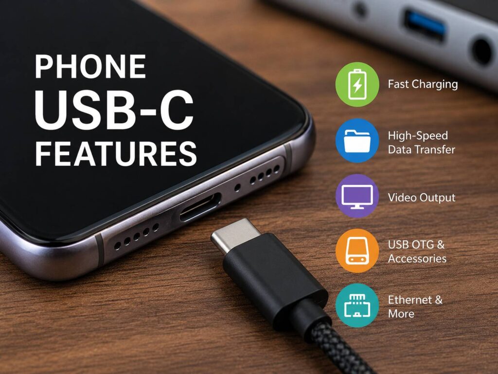 Phone USB-C Features Explained: Charging, Video Output, OTG, Data Speeds and More
