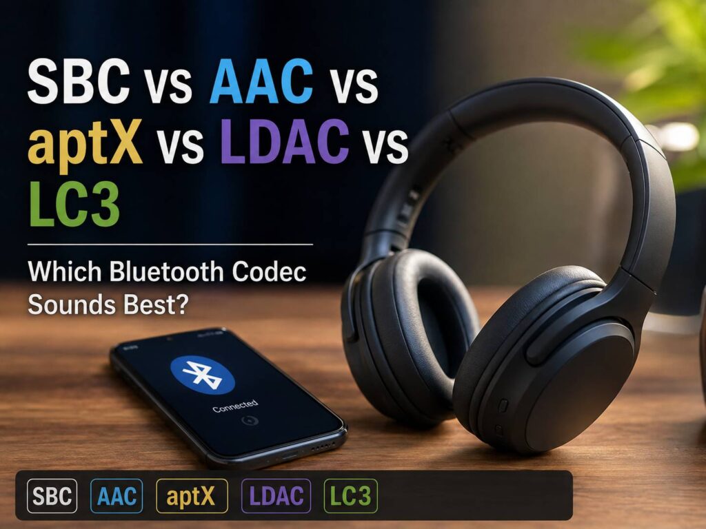 SBC vs AAC vs aptX vs LDAC vs LC3: Which Bluetooth Codec Sounds Best?