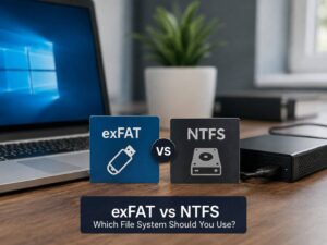 exFAT vs NTFS: Which File System Is Better for USB Drives, SSDs, and Windows?