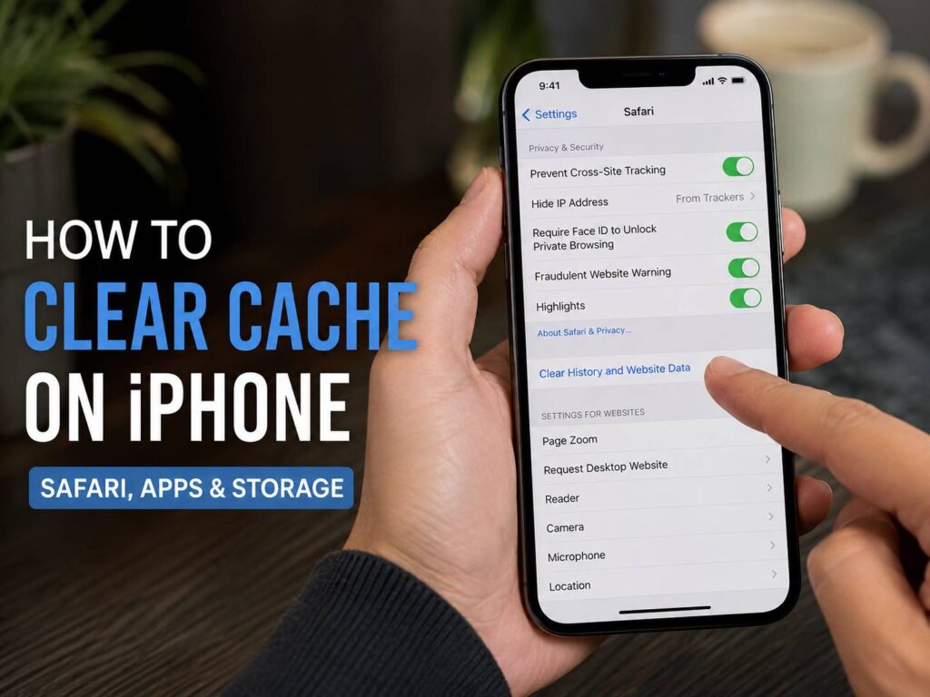 How to Clear Cache on iPhone: Safari, Apps and Storage Explained