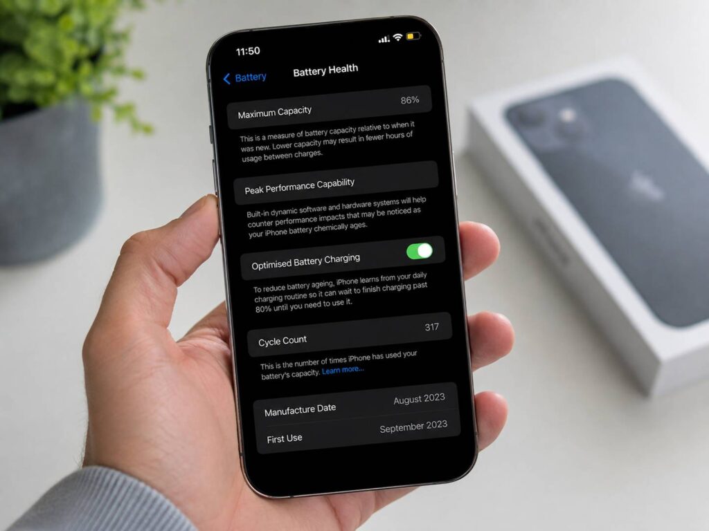 iPhone Battery Health and Cycle Count Explained: When Should You Replace the Battery?