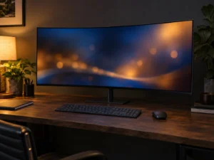 A 42-Inch Curved OLED Monitor on Your Desk: What the Numbers Actually Mean