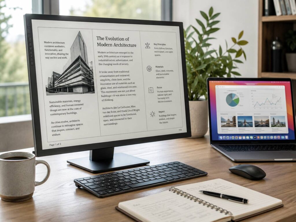 E-Paper Monitors Explained: When E-Ink Makes More Sense Than LCD